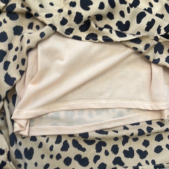 WD.NY animal print satin midi skirt. Sz Medium - Picture 7 of 7